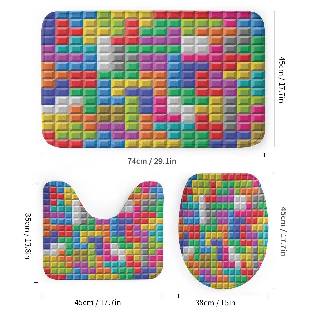 Colorful Blocks Art — Detail 1