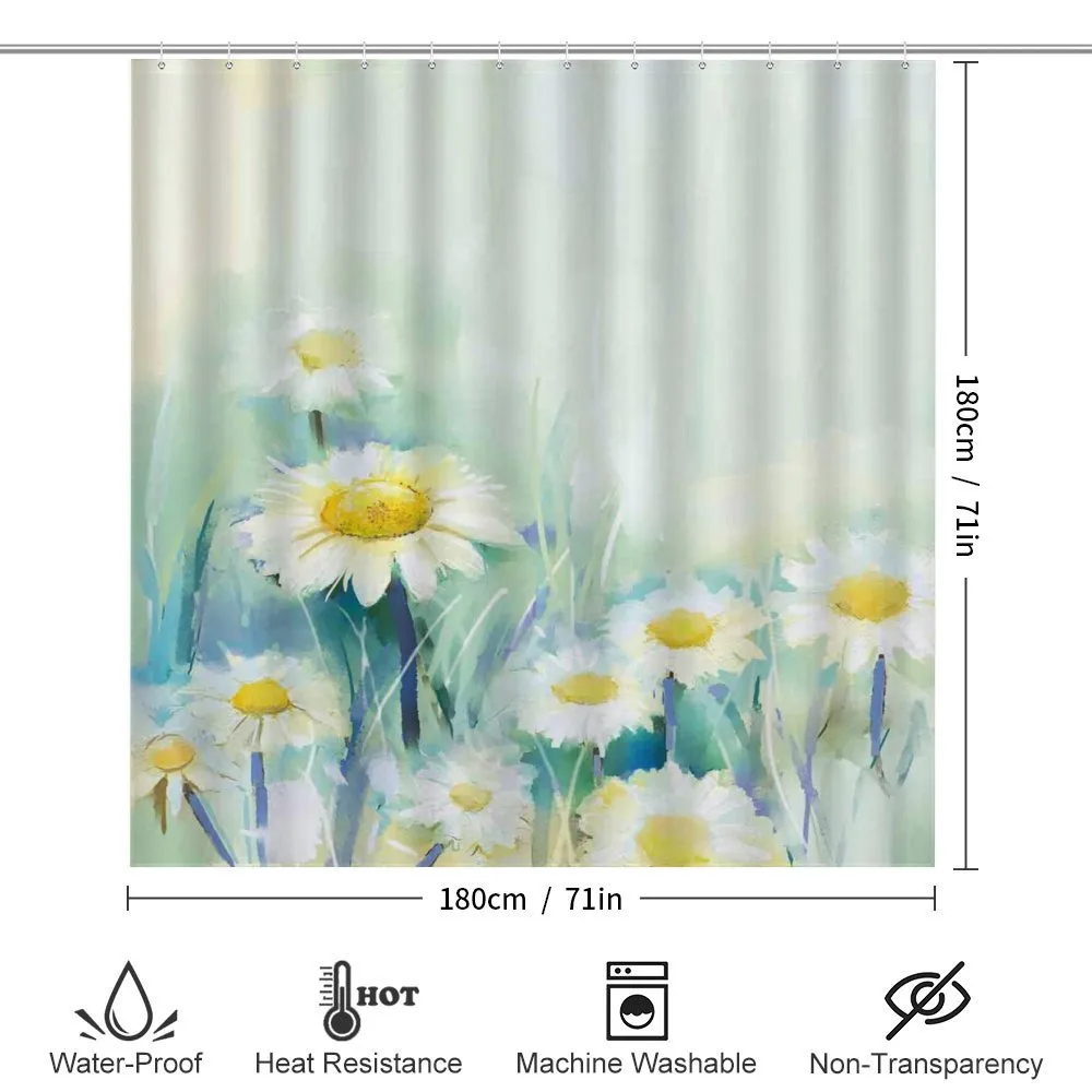 Daisy Flower Field Art — Detail 2