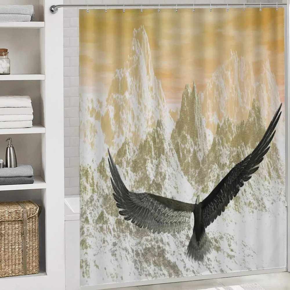 Eagle Flying Mountains — Detail 4