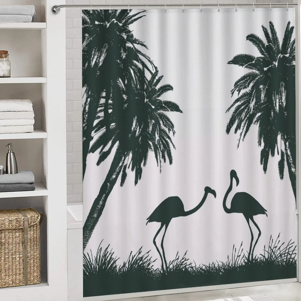 Flamingos and Palm Trees — Detail 4