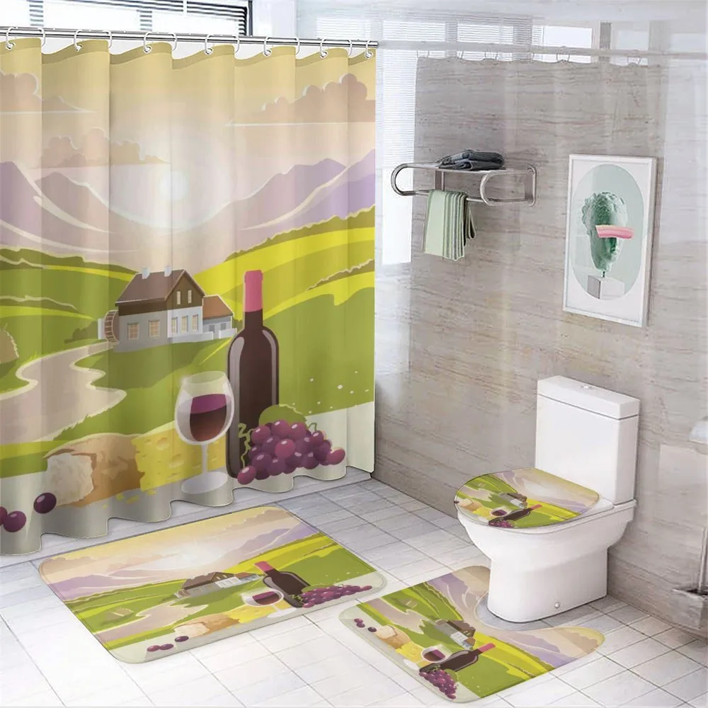 French Countryside Scene — Your design