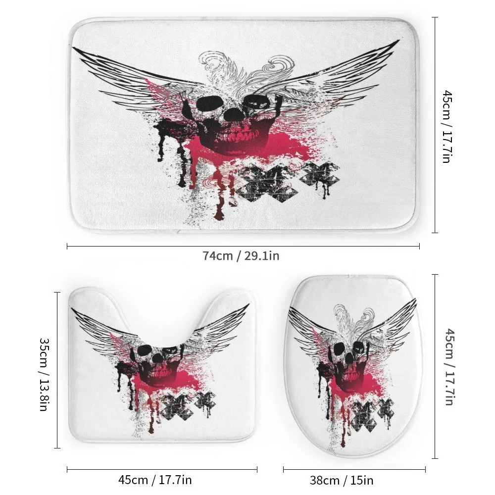 Grunge Wings and Skull — Detail 1