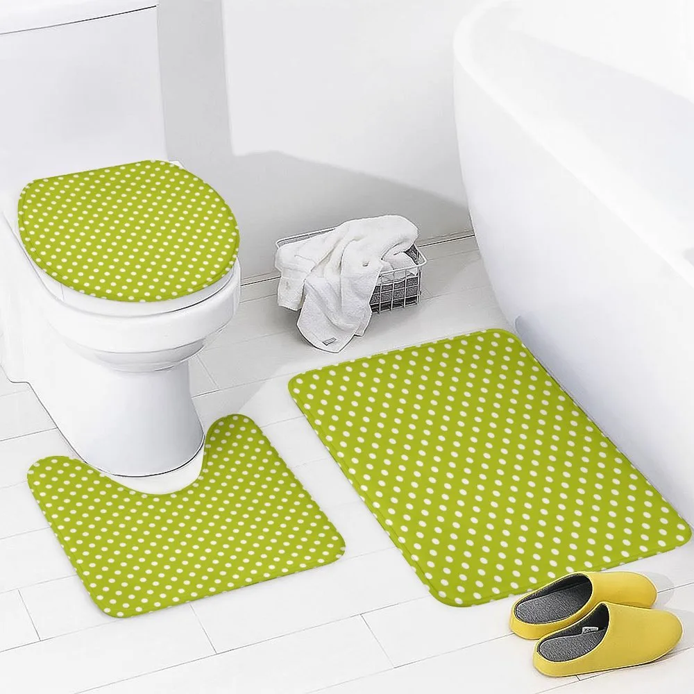 Lime Vintage Polka Dots — Detail 3