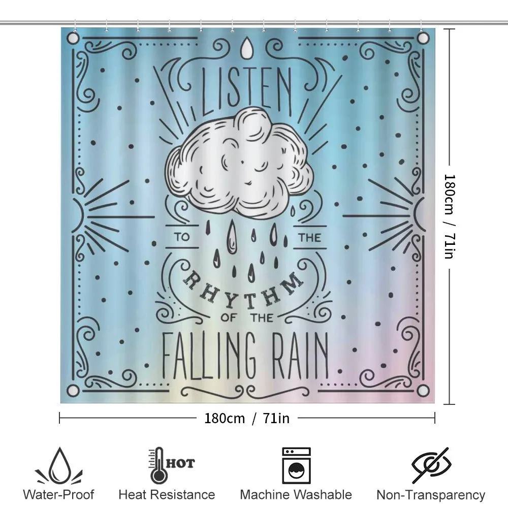 Listen Falling Rain Rhyme — Detail 2