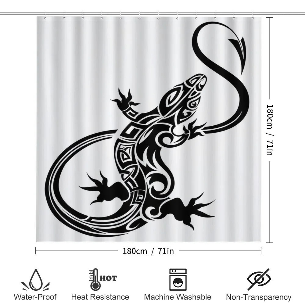 Lizard Silhouette Design — Detail 2