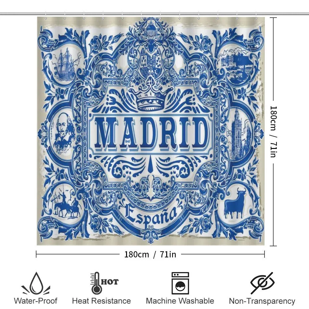 Madrid Calligraphy Tile — Detail 2