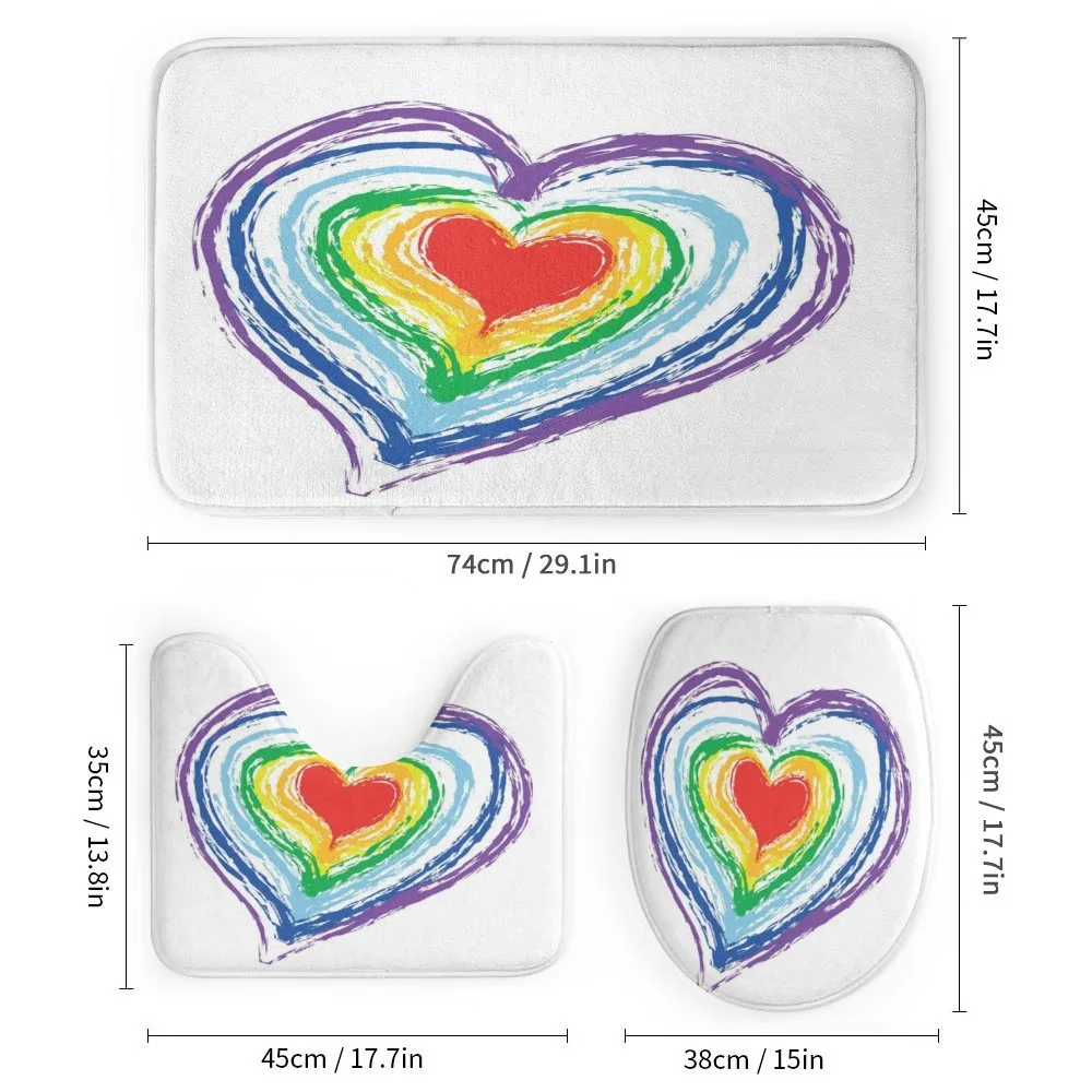 Nested Rainbow Heart — Detail 1