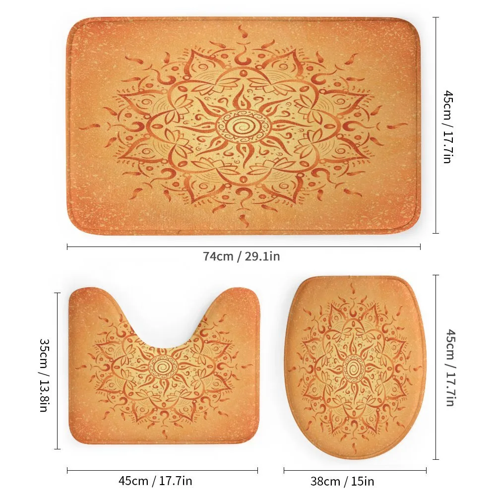 Orange Mandala — Detail 1