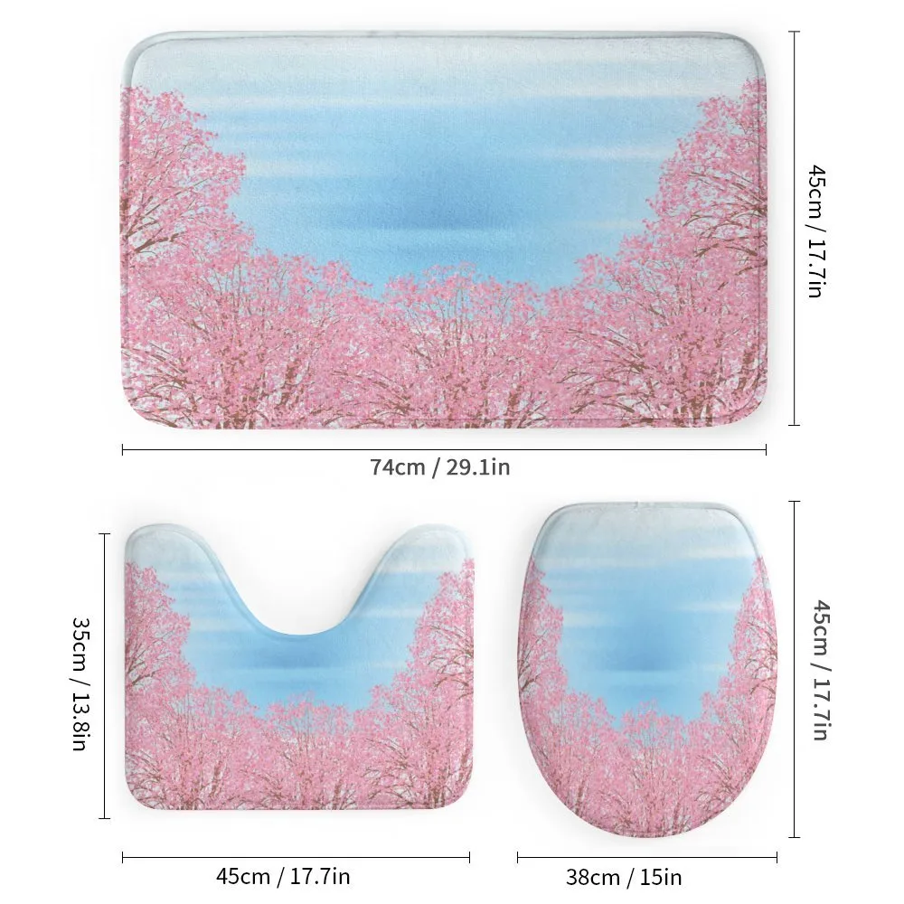 Pinkish Blossom Trees — Detail 1