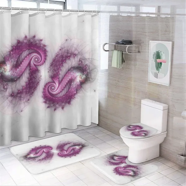 Psychedelic Hazy Blurry on a shower curtain