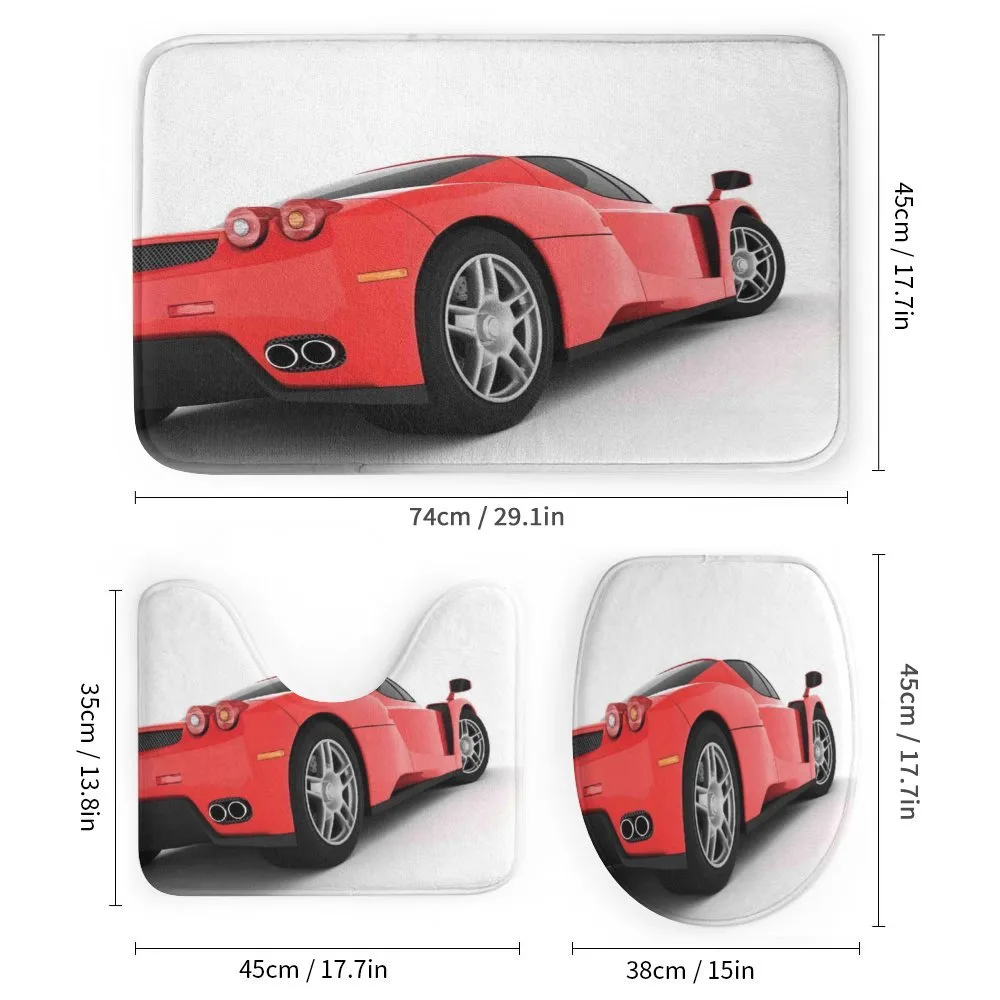 Red Super Sports Car — Detail 1