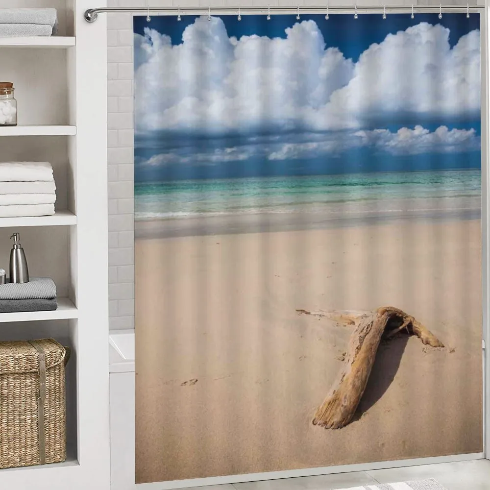 Sandy Beach and Clouds — Detail 4