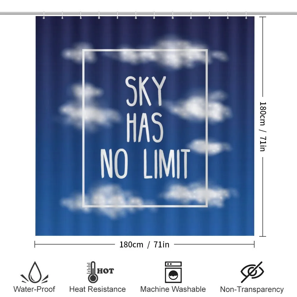 Sky Has No Limit Square Frame — Detail 2
