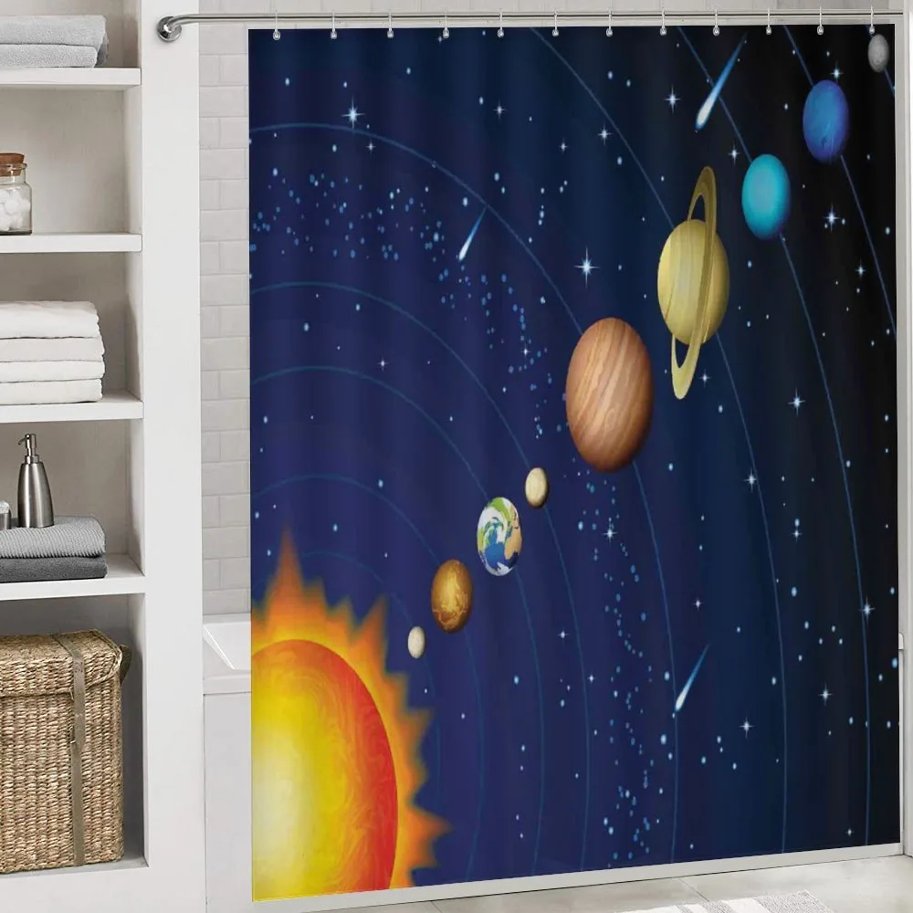 Solar System with Sun — Detail 4