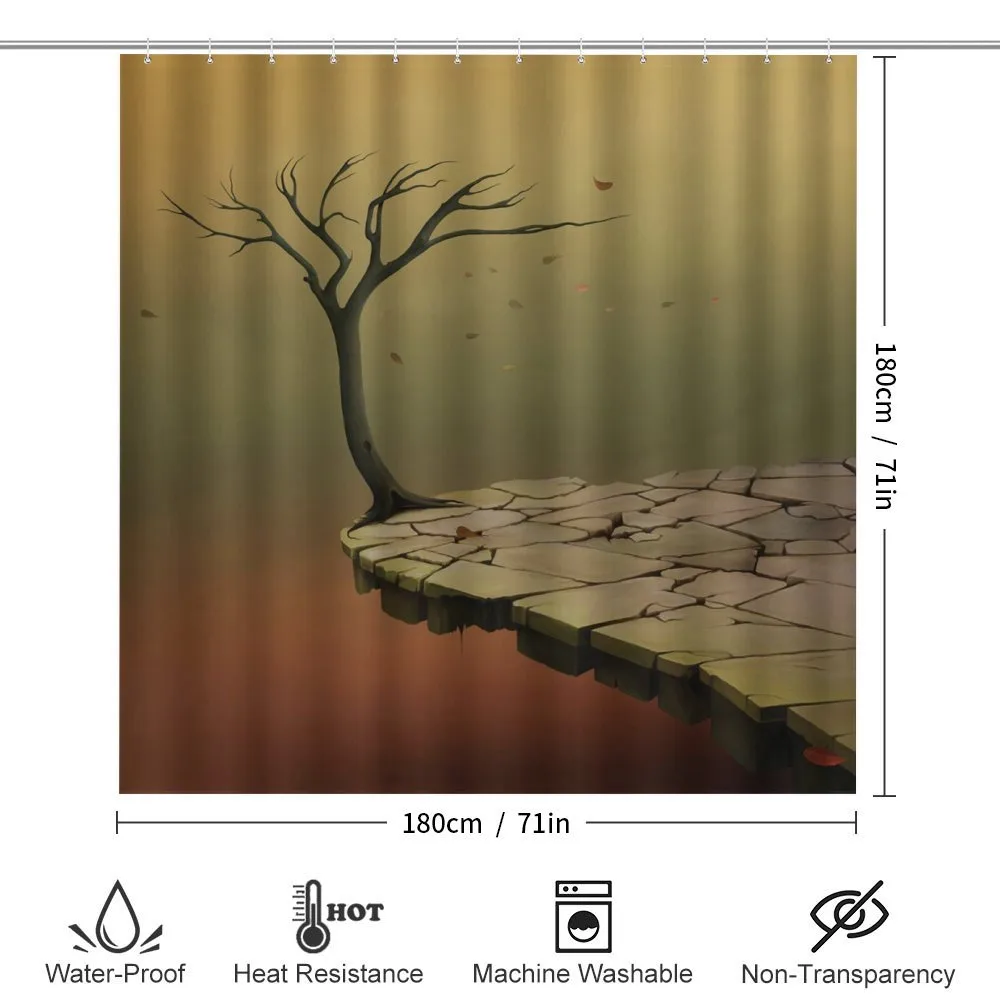 Tree on Cliff Precipice — Detail 2