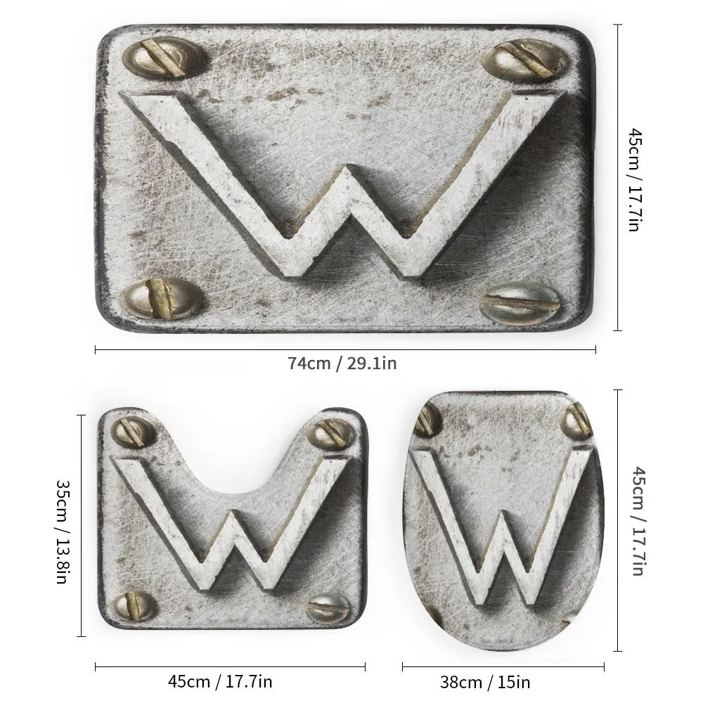 Uppercase W Industrial — Detail 1