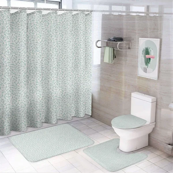 Victorian Flower on a shower curtain