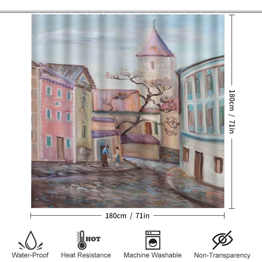 Watercolor Effect Town — Detail 2