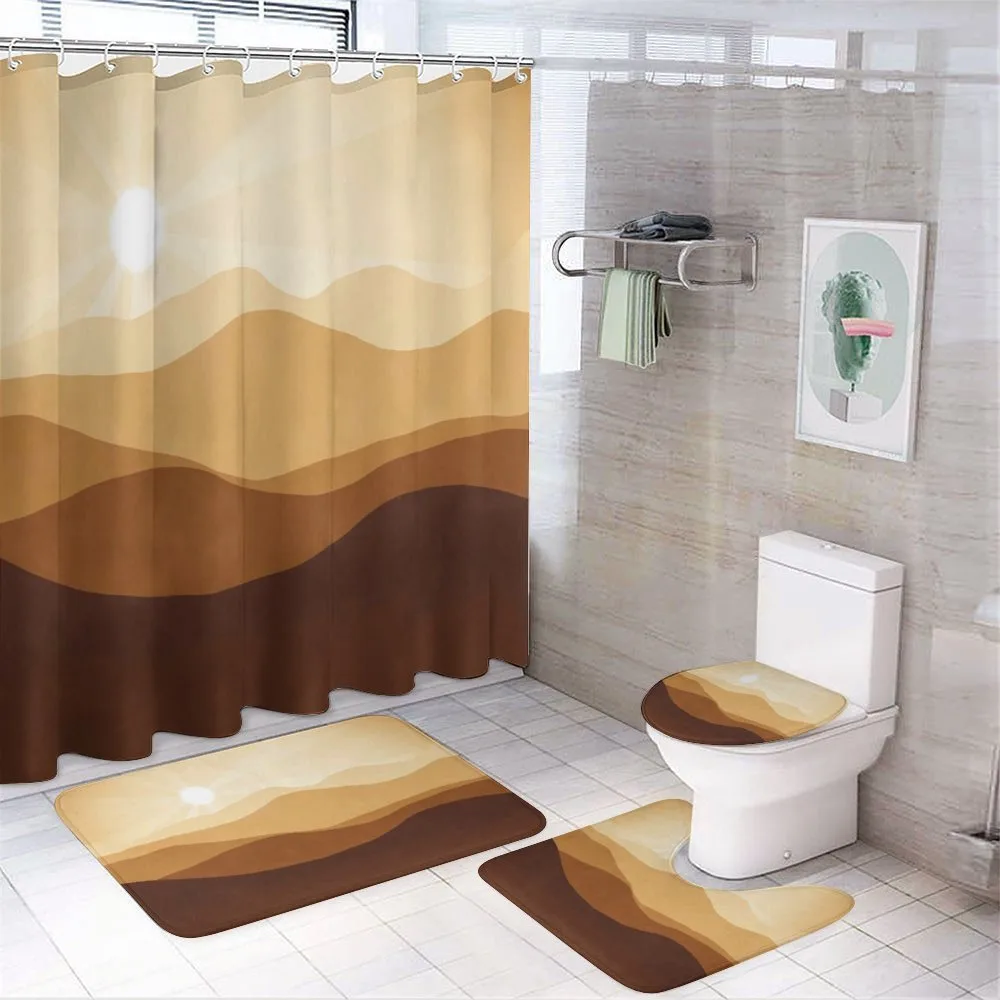 Abstract Sunrise Mountains — Your design