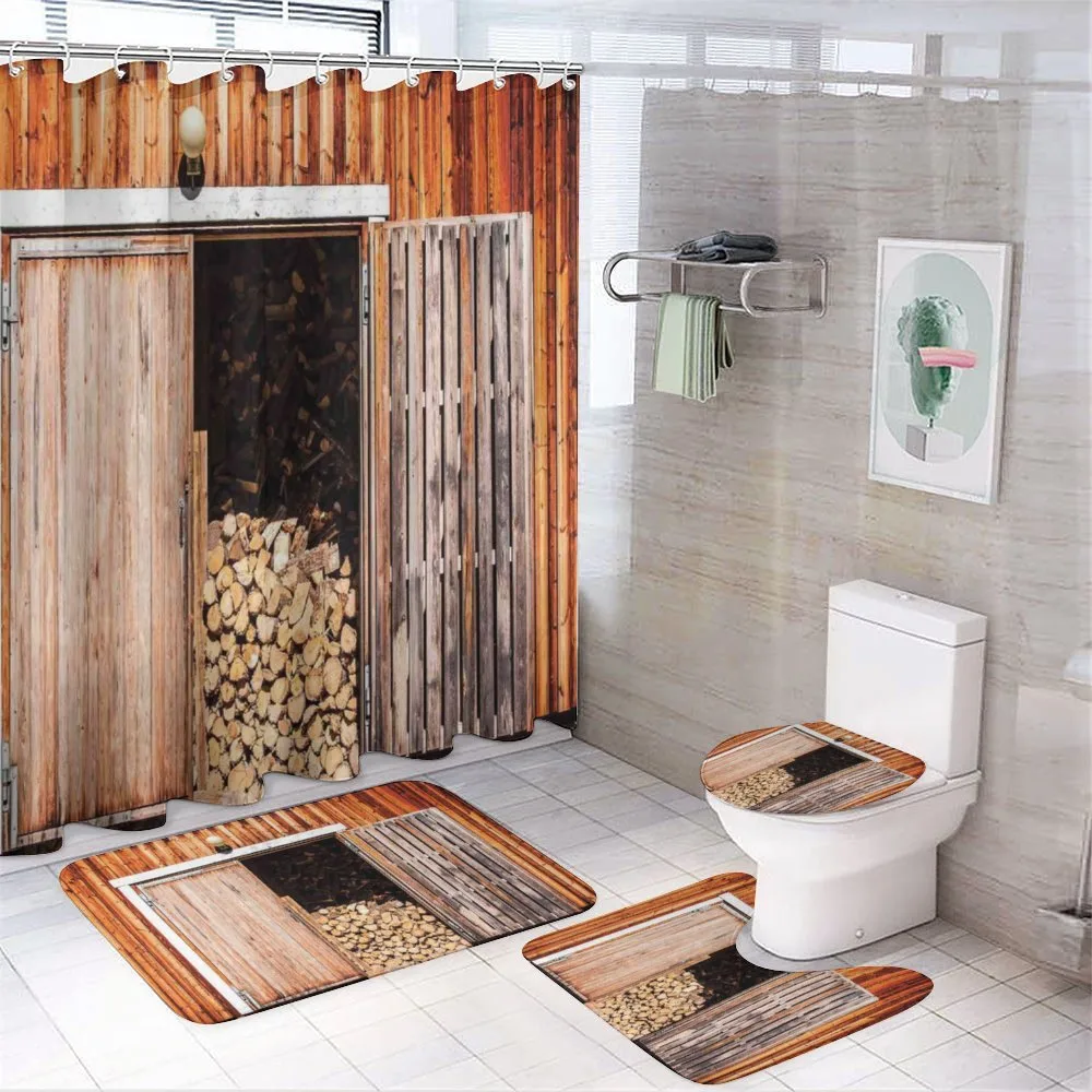 Barn with Firewood Rural — Your design