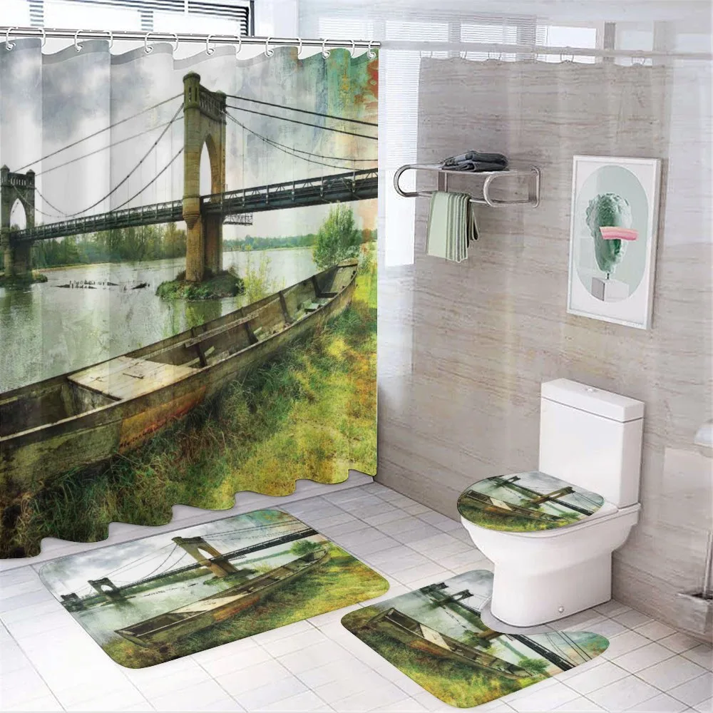 Bridge and Old Boat — Your design