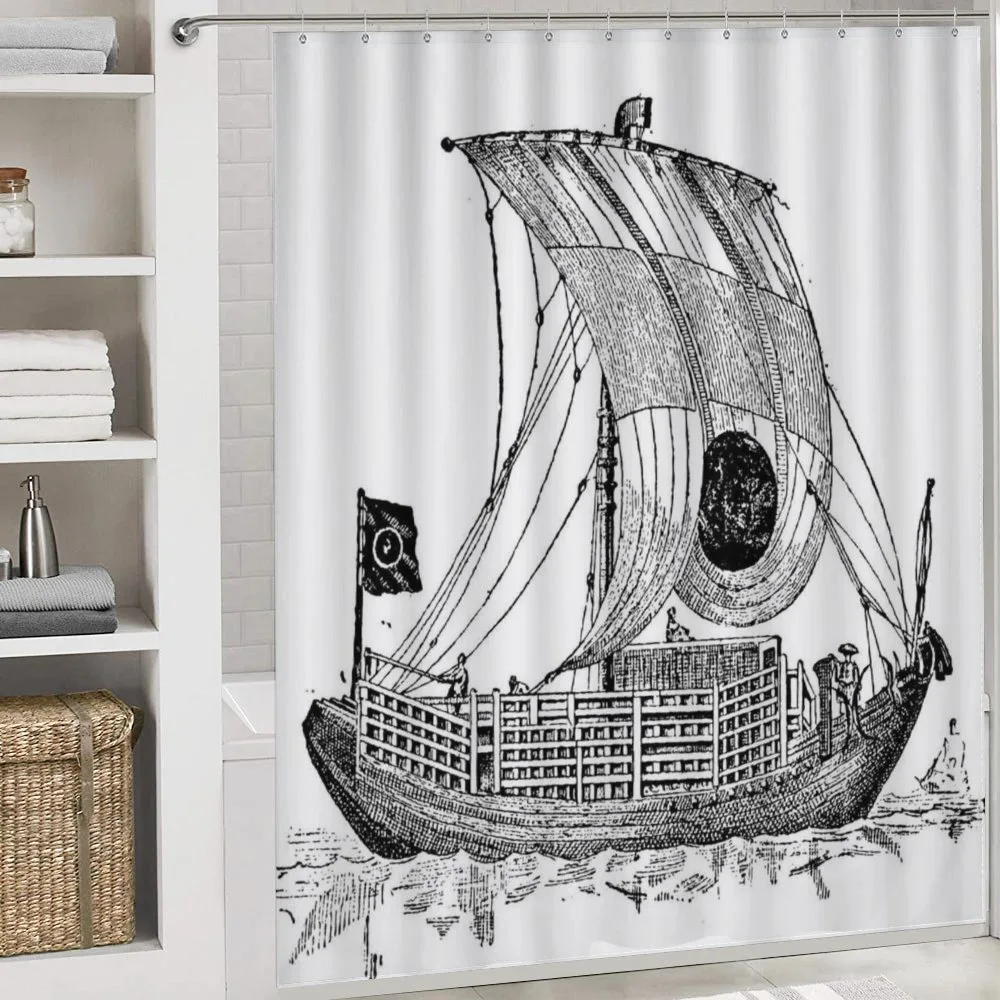 Chinese Sailboat — Detail 4