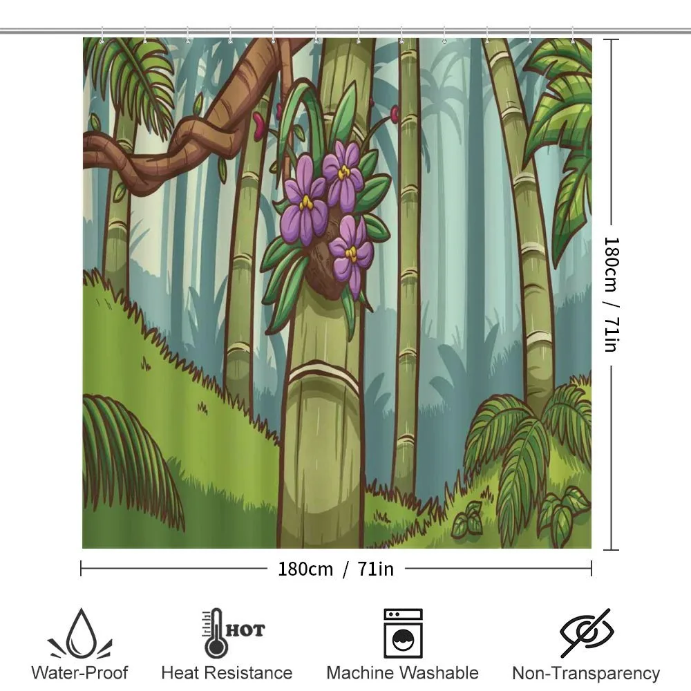 Colorful Jungle Cartoon — Detail 2