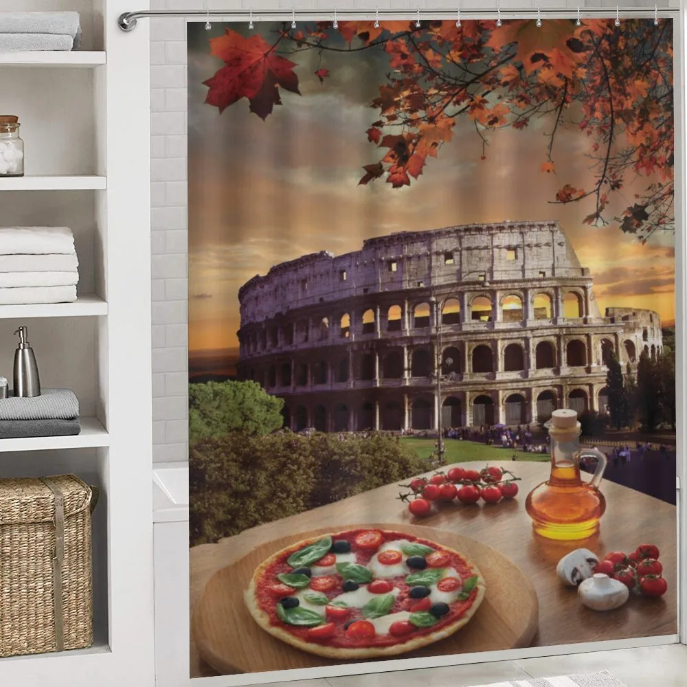 Colosseum Italy Pizza Autumn — Detail 4