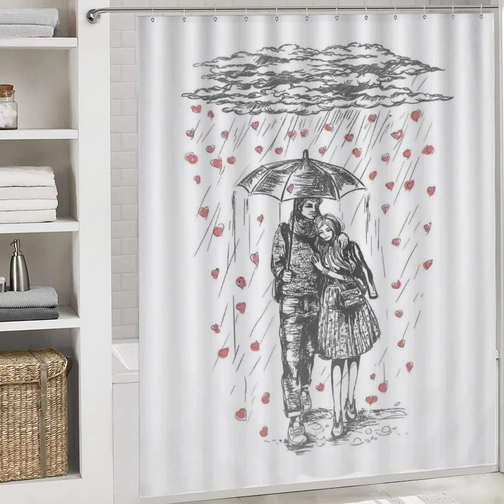 Couple on Rainy Day — Detail 4