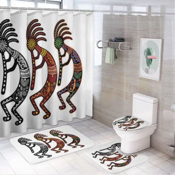 East Art on a shower curtain