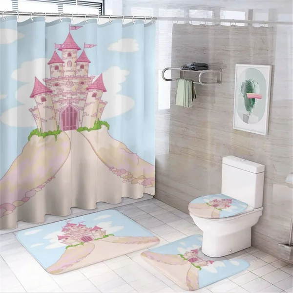 Fairy Castle on a shower curtain