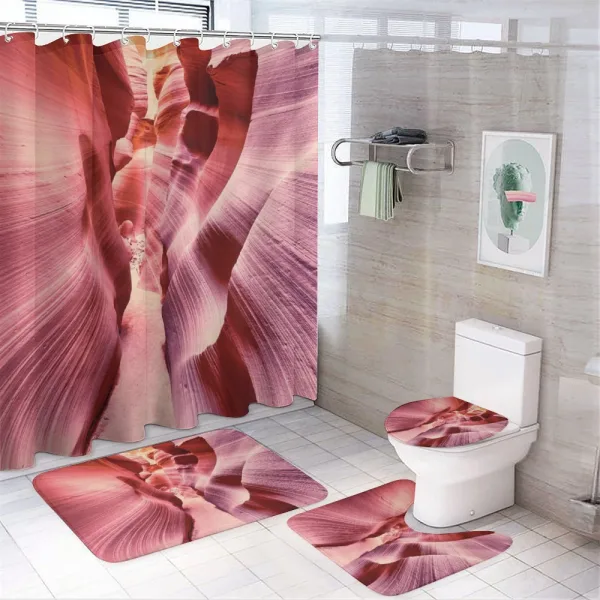 Famous Pink Antelope Canyon on a shower curtain