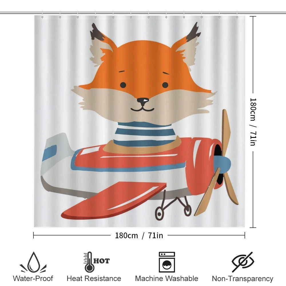 Funny Animal in Little Airplane — Detail 2