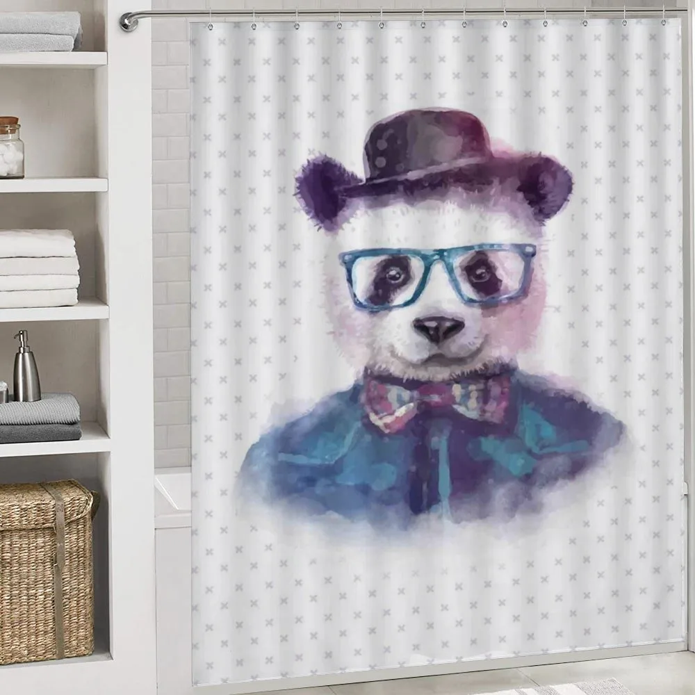 Hipster Panda with Tie — Detail 4