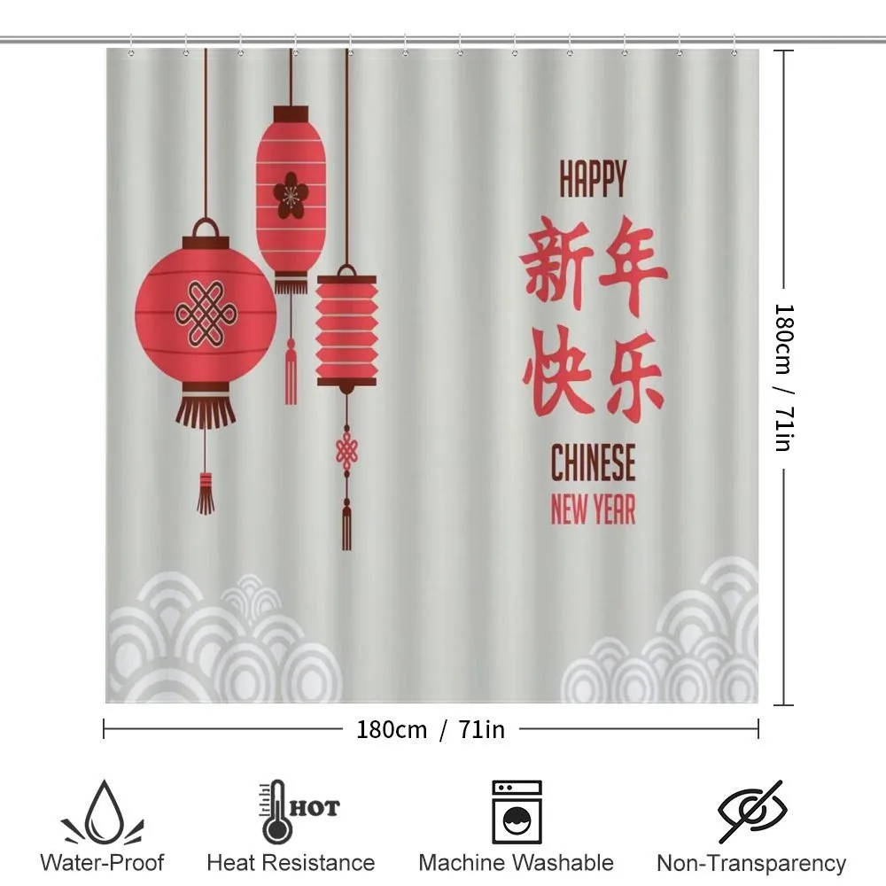 Kanji Text Lanterns — Detail 2