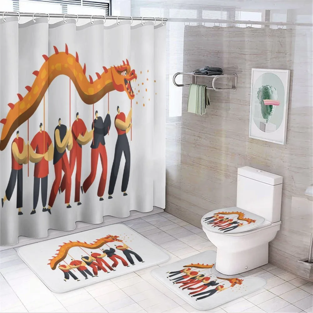 Men in a Chinese Parade Art — Your design