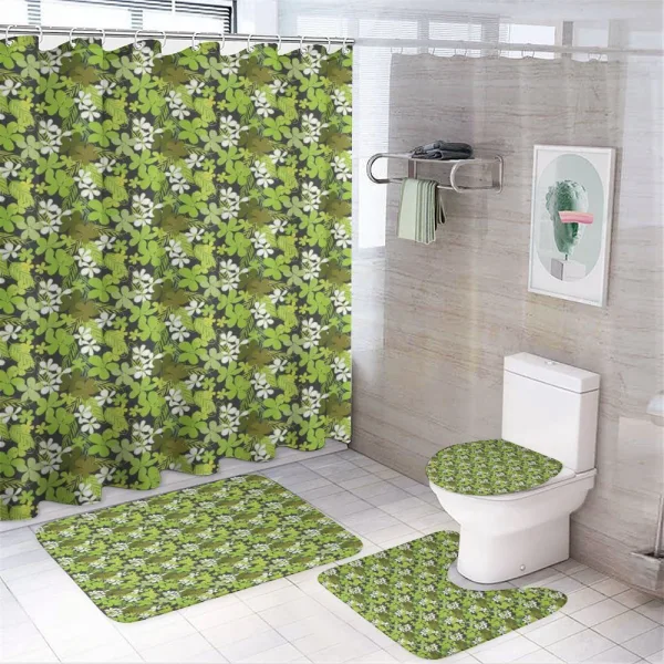 Nostalgia Vintage Foliage on a shower curtain