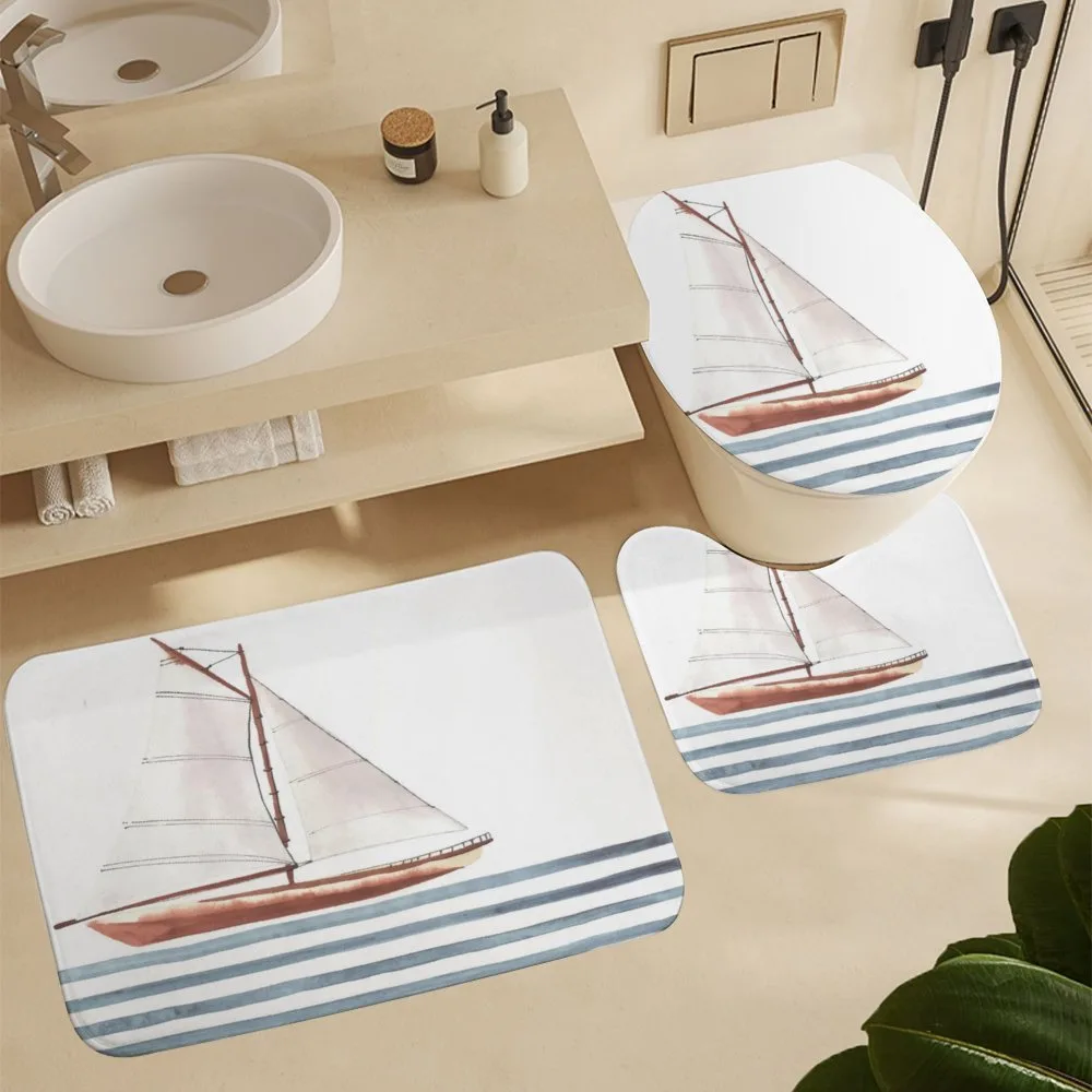 Sailing Theme Boat Waves — Detail 5