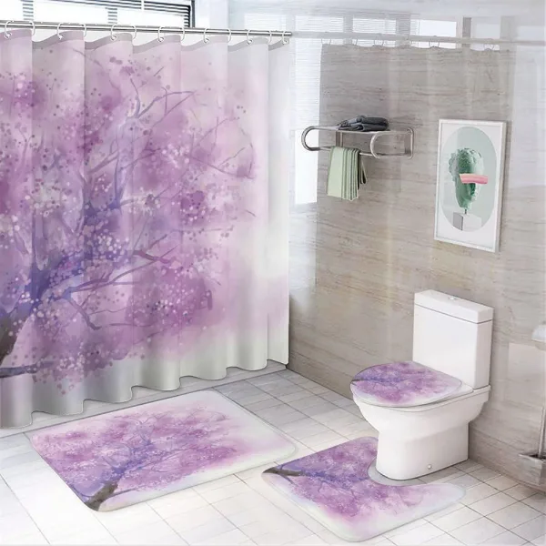 Sakura Tree Springtime on a shower curtain