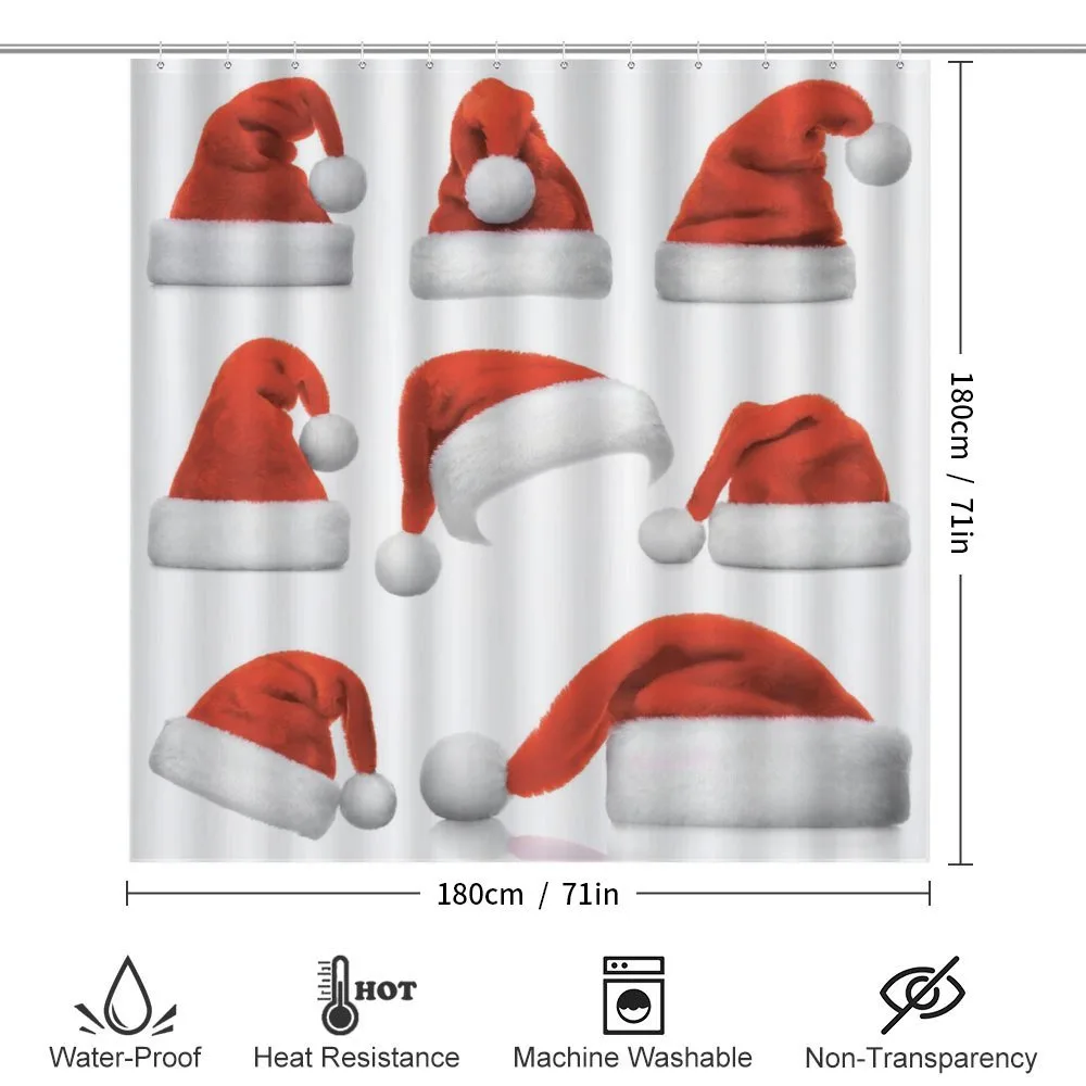Santa Hats Pattern — Detail 2