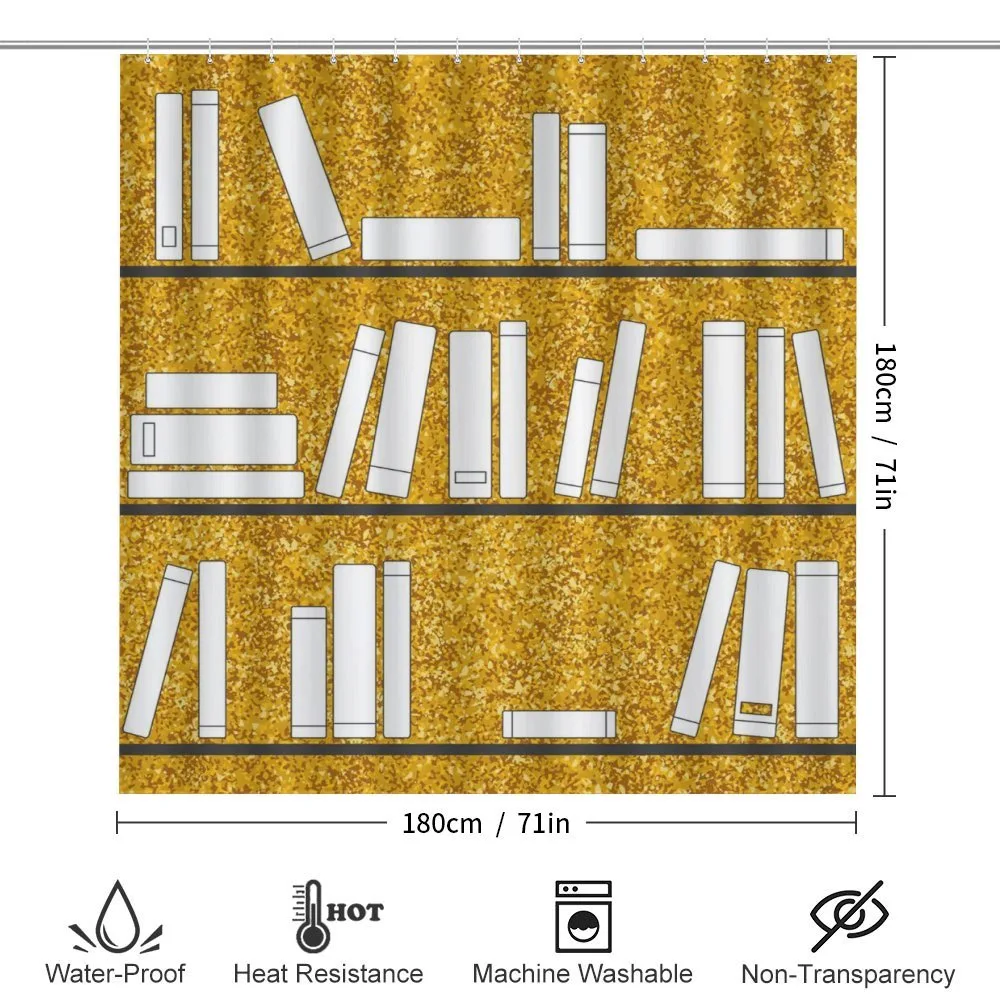 Simplistic Books on Shelves — Detail 2