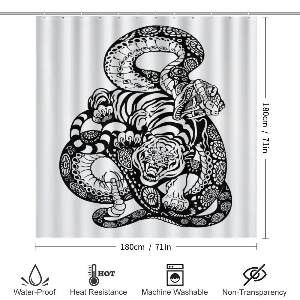 Snake and Tiger Pattern — Detail 2