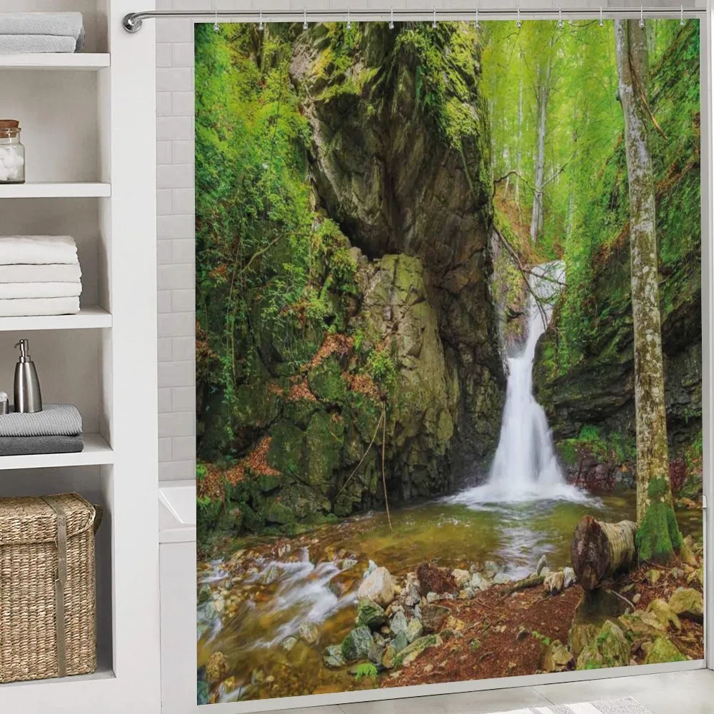 Spring Waterfall Nature — Detail 4