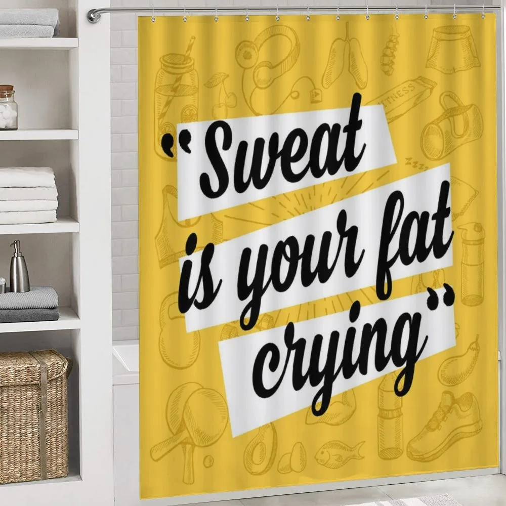 Sweat is Your Fat Humor — Detail 4