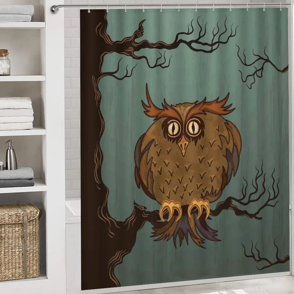 Tired Owl on Oak Tree — Detail 4