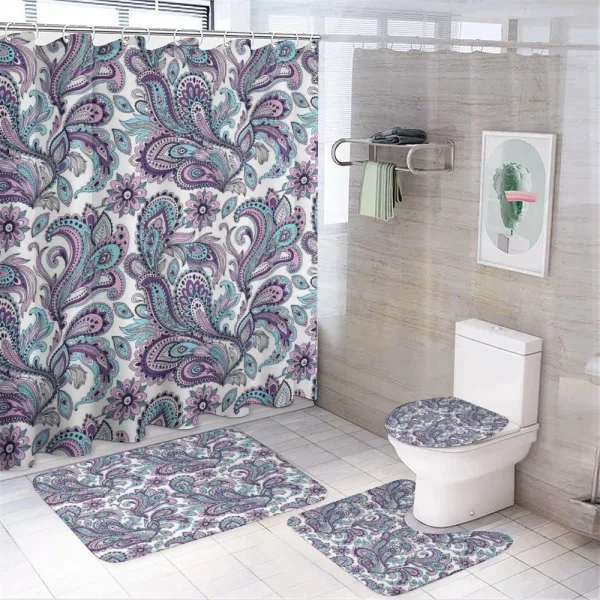 Bohemic Floral Country on a shower curtain
