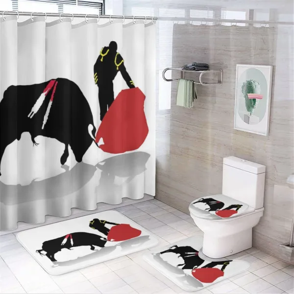 Bullfight Arena Matador on a shower curtain