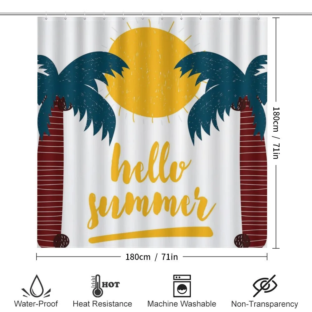 Calligraphy Hello Summer — Detail 2