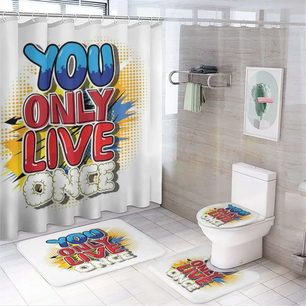 Cartoon Style Life Message — Your design