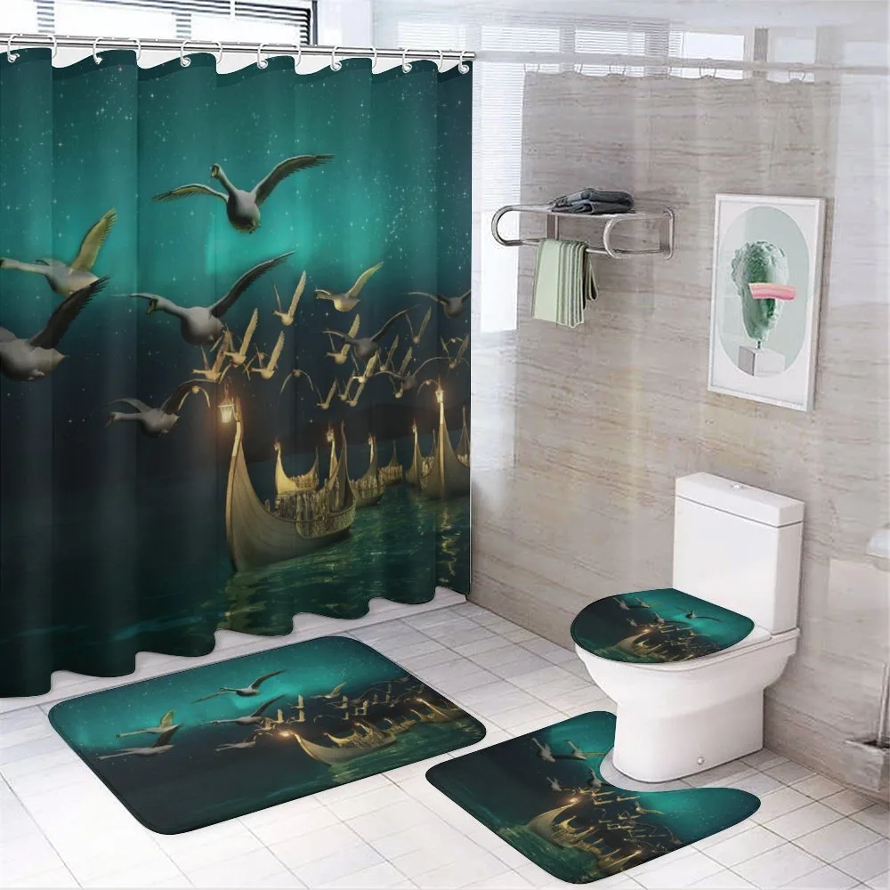 Elf Boats Birds Swans — Your design